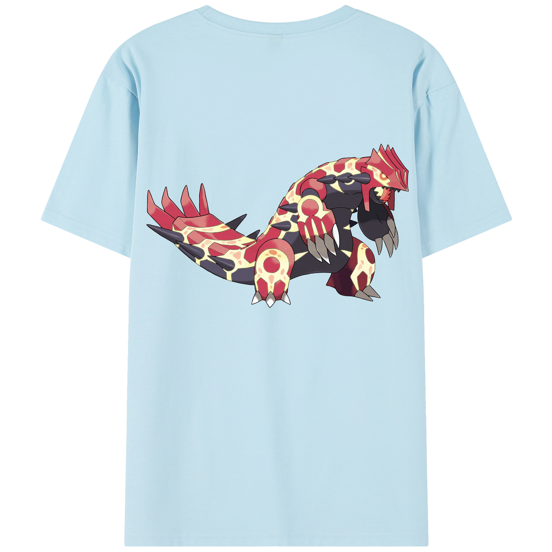 （画像用） ポケットモンスター Pokémon 綿100％半袖Tシャツ（背面プリント）